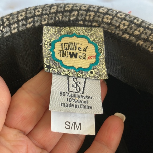 NWOT Fedora Hat with Embellishments - Picture 4 of 6